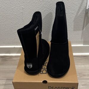 BearPaw Women's Classic Black Winter Boots